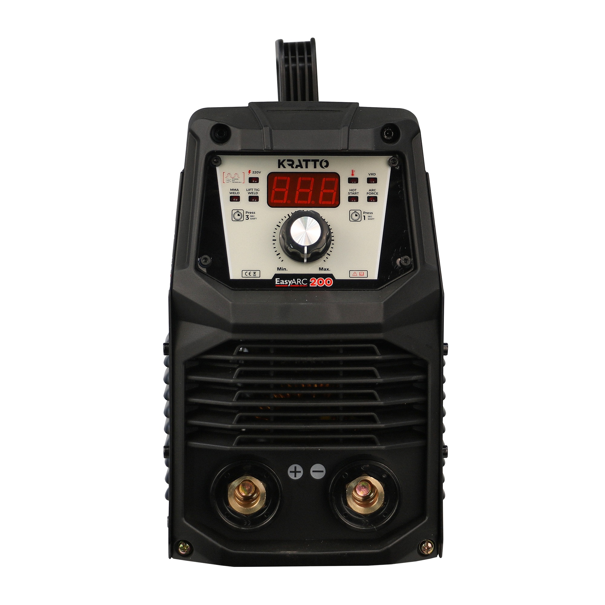 Mini-Soldadora Inverter EASYARC-200 ARCO + TIG [20-200A] KRATTO – Bruseb