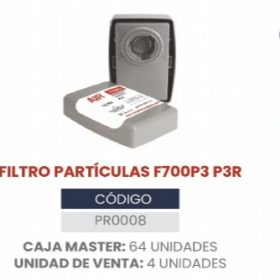 Filtro Partículas F700P3 P3R